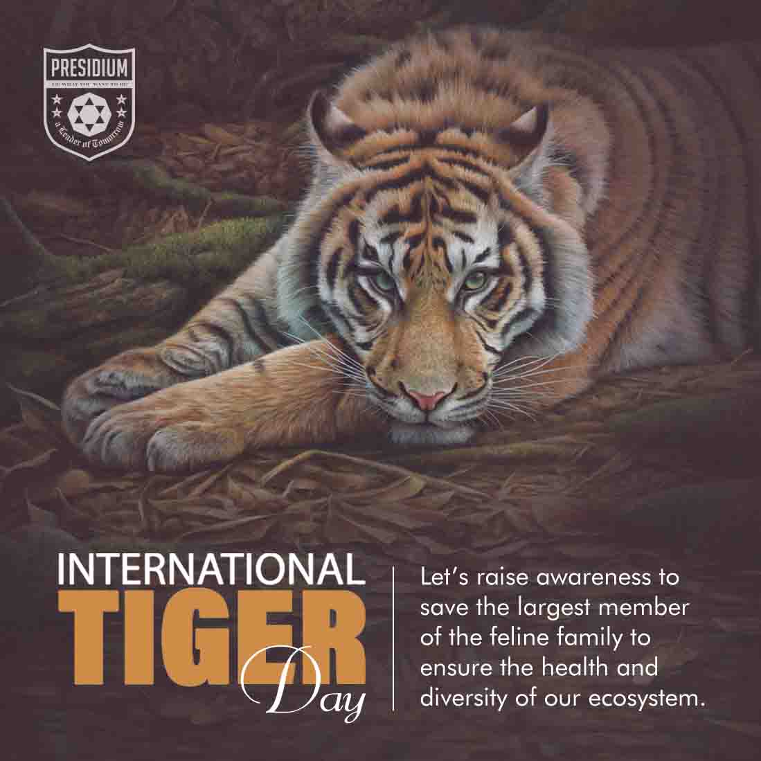 LET’S JOIN HANDS FOR TIGER PRESERVATION, TODAY & EVERYDAY 